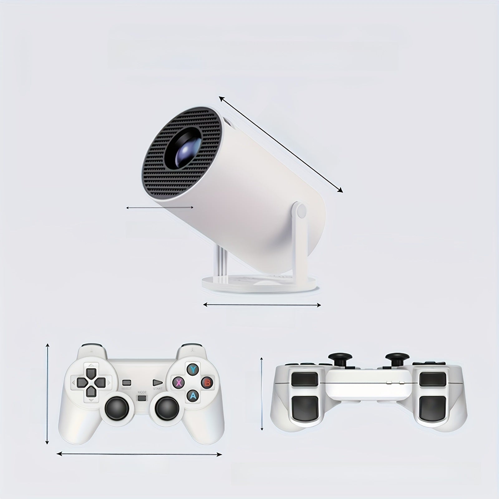 Retro Gaming Projector with built-in streaming apps