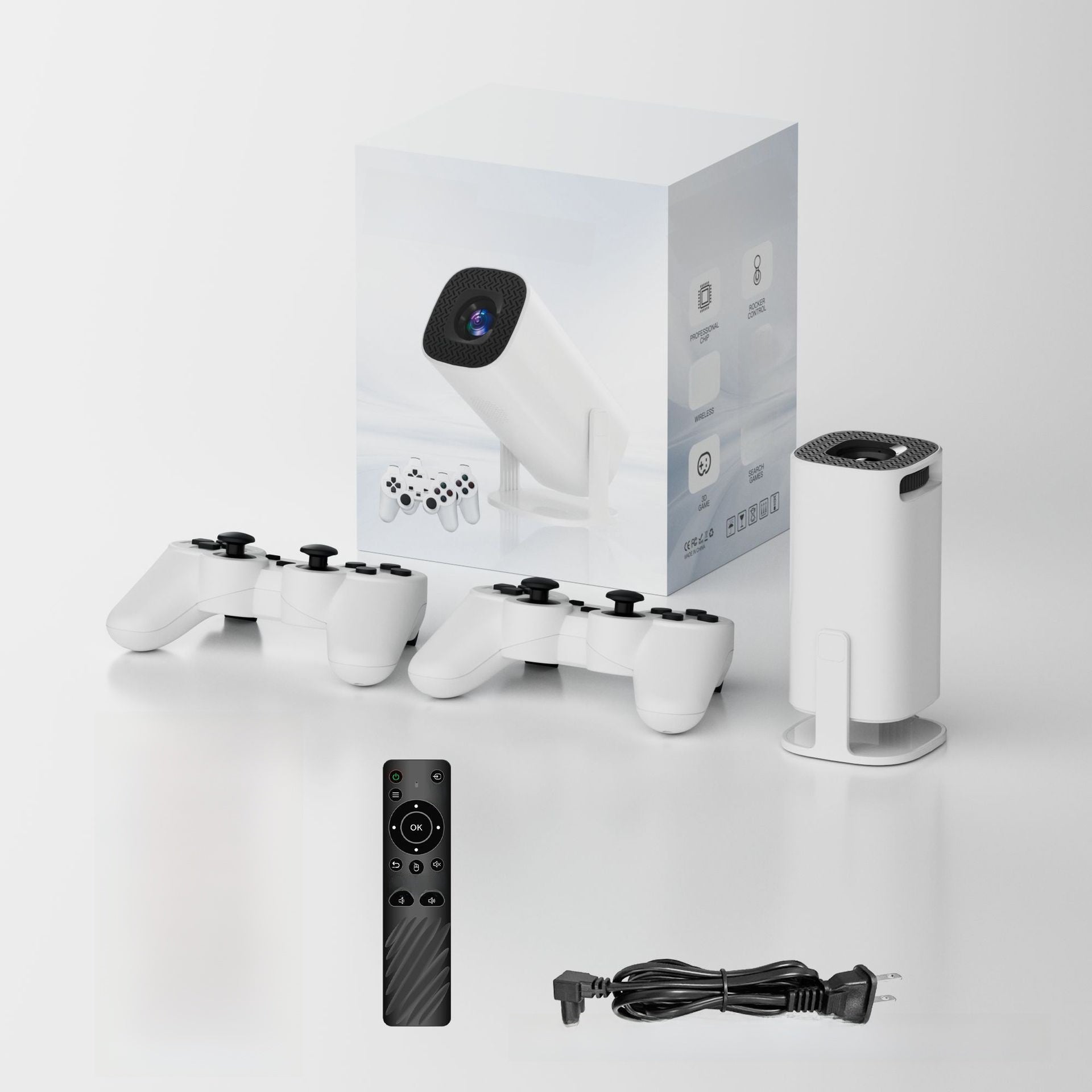 Retro Gaming Projector with built-in streaming apps