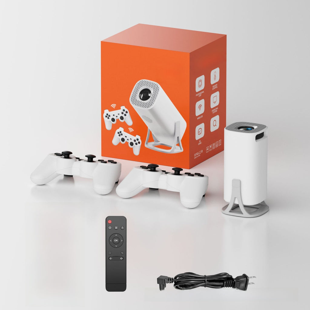 Retro Gaming Projector with built-in streaming apps
