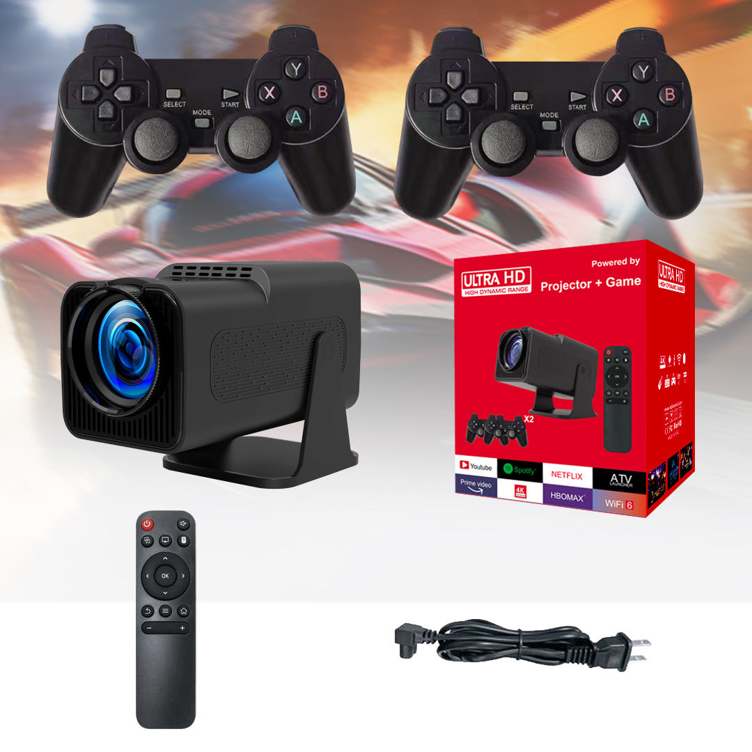 Retro Gaming Projector with built-in streaming apps
