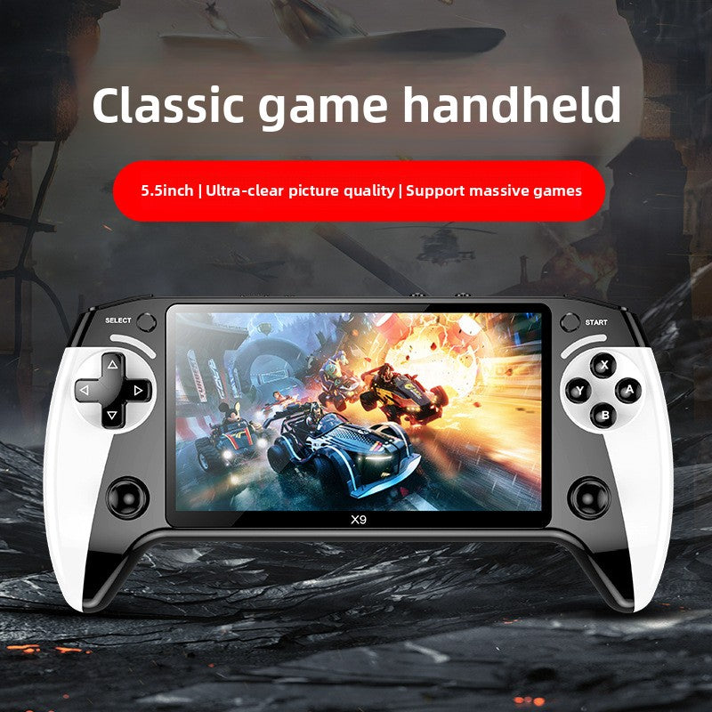 Retro Handheld Game Console with Dual Joystick